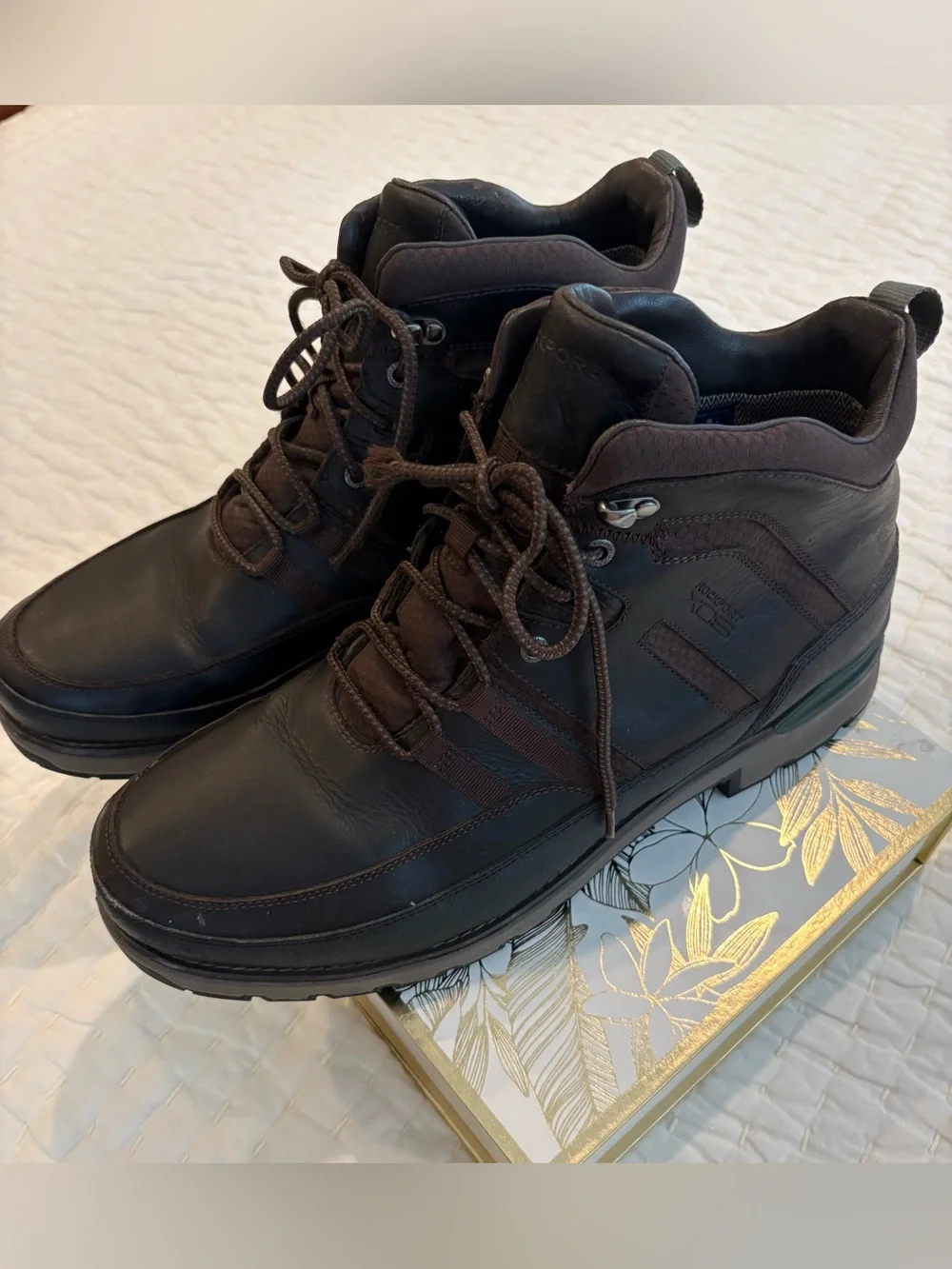 Rockport Total Motion Trek Umbwe Waterproof Hiking  Boot  Men's size 14 Utility